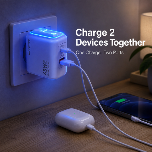 RECRSI 45W Dual-Port Super Fast Charger