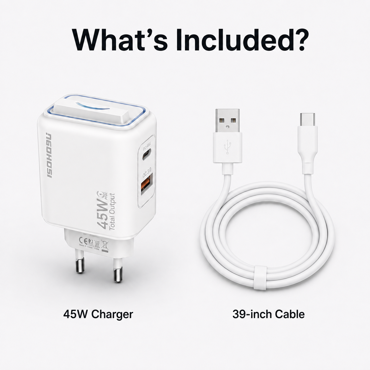 RECRSI 45W Dual-Port Super Fast Charger