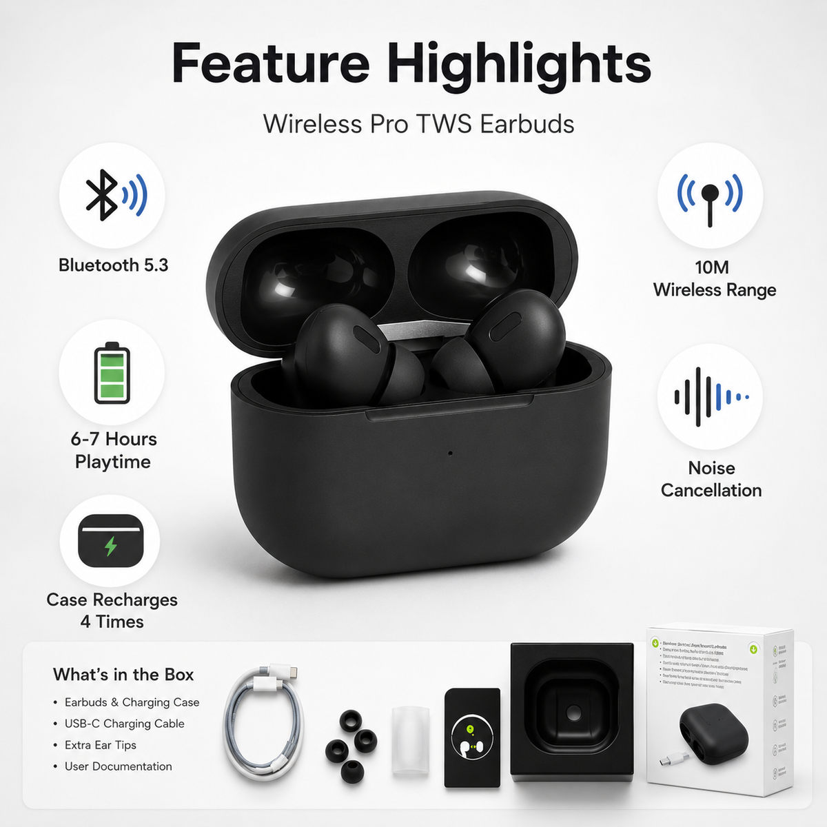 Redux Wireless Pro TWS Bluetooth Earbuds