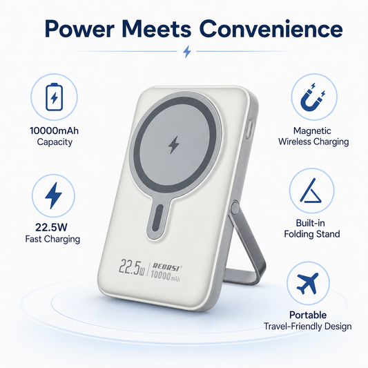 RECRSI Magnetic Power Bank 10000Mah