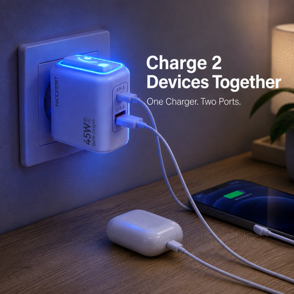 RECRSI 45W Dual-Port Super Fast Charger
