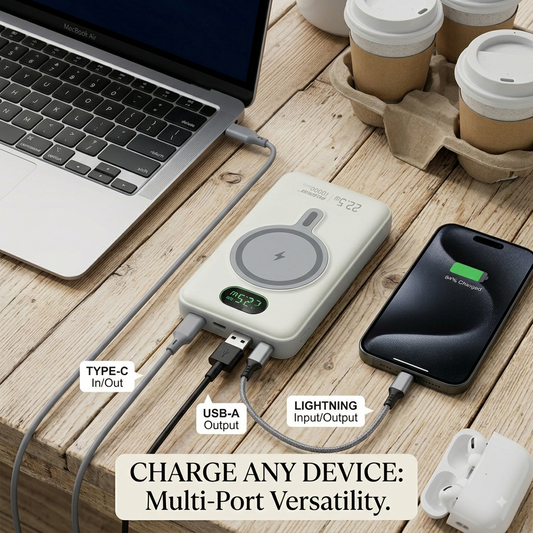 RECRSI Magnetic Power Bank 10000Mah